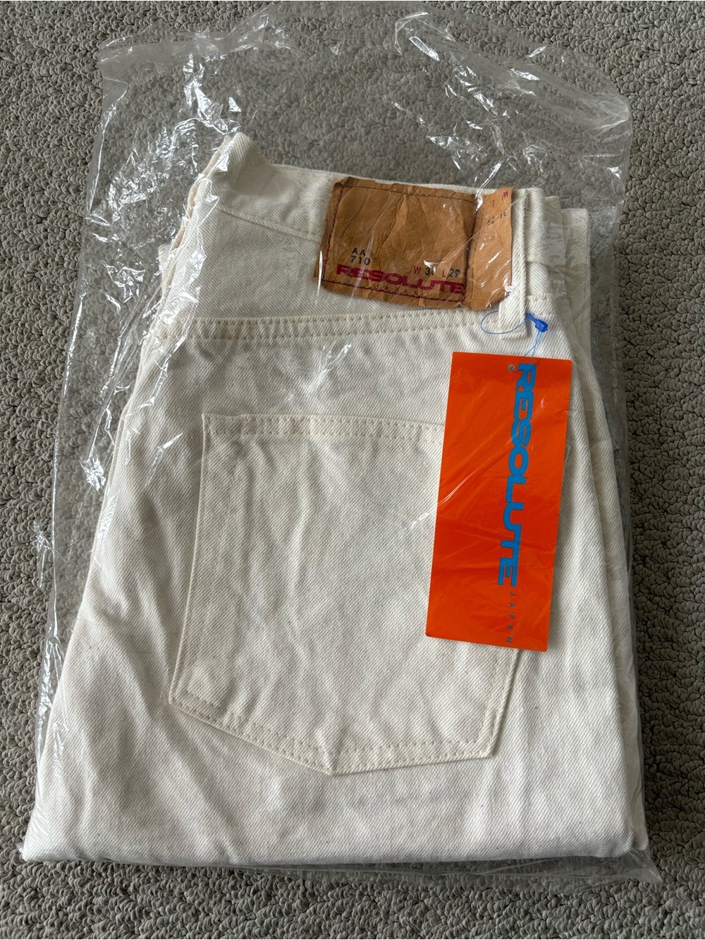 Resolute Made-in-Japan Off-White Men’s Jeans